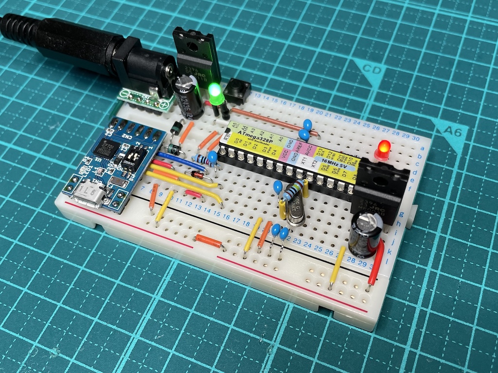 ATmega328Pマイコンボード