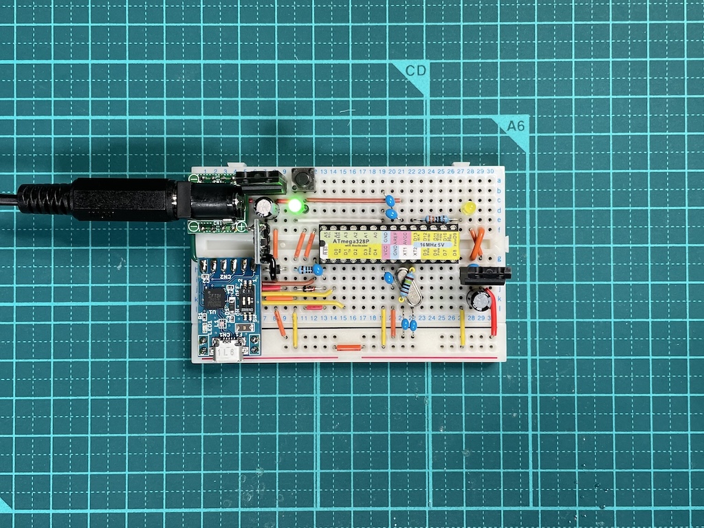 ATmega328Pマイコンボード Ver. 1.1