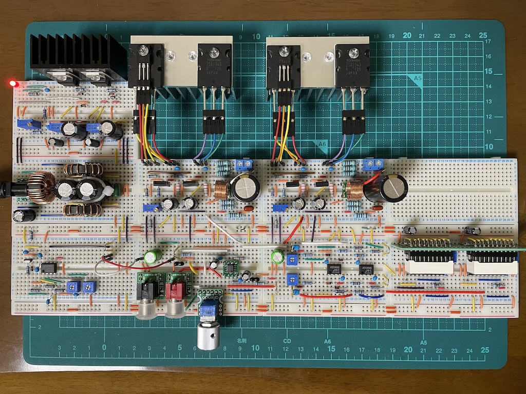 AB級アンプ（その6）
