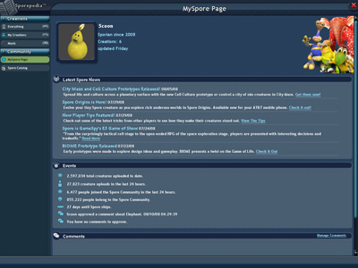 MySpore Page