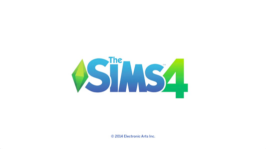 The Sims 4のタイトル画面
