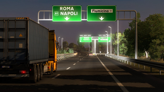 首都Romaへの分岐